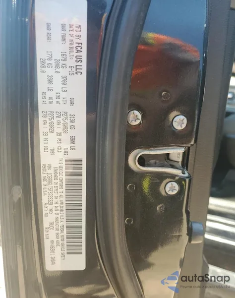 2015 Ram 1500 Slt из США, поврежденный, VIN 1C6RR6LT5FS729329